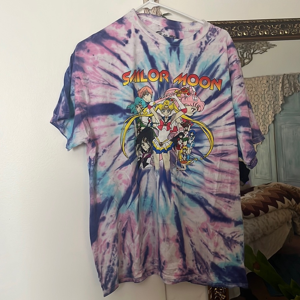 COPY - Sailor moon tye dye t-shirt.